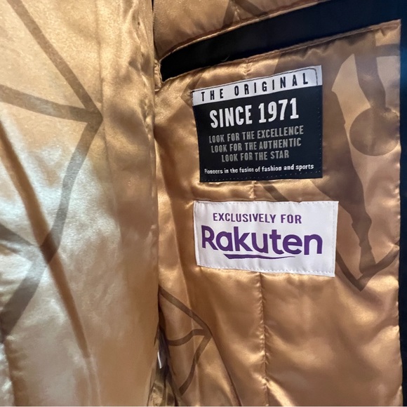 Phoenix Suns NBA Starter Jacket Rakuten Limited Edition 75th Black Gold Small S - Picture 5 of 12